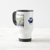 Beste hond van de wereld schildert de foto van de  reisbeker (Voorkant links)