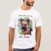 Beste hond van de wereld t-shirt (Voorkant)