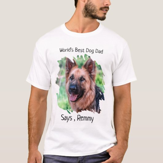 Beste hond van de wereld t-shirt (Voorkant)