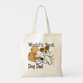 Beste hond van de wereld tote bag (Achterkant)