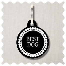 Beste Hond van Eer Bruiloft Pet ID Tag Huisdierpenning