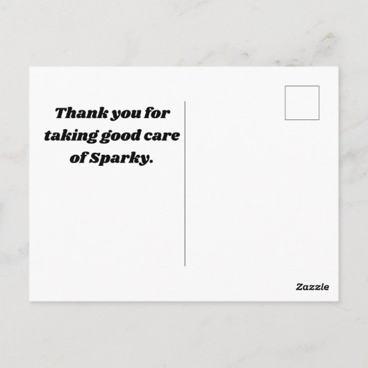 Beste honden uitlater ter wereld Blauw spiraal hui Briefkaart (Achterkant)