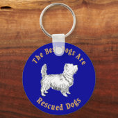 Beste honden worden gered (airn Terrier) Sleutelhanger (Voorkant)