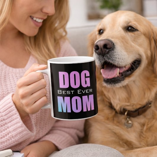 Beste hondeneigenaar ooit Neon Roze Koffiemok