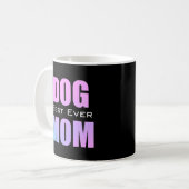 Beste hondeneigenaar ooit Neon Roze Koffiemok (Voorkant links)