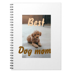 Beste hondenmoeder bruine plas huisdier hond kat m notitieboek