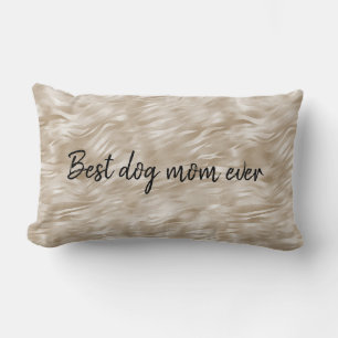 Beste Hondenmoeder Chic Gouden Zebraprint Kussen