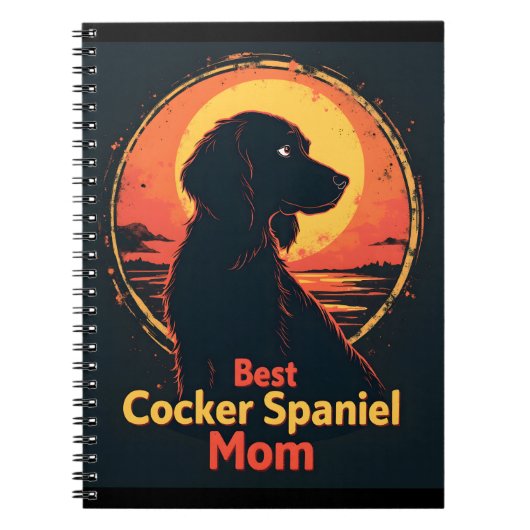 Beste Hondenmoeder -  Cocker Spaniel T-Shi Notitieboek (Voorkant)