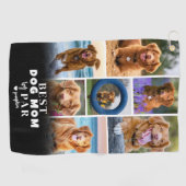 Beste Hondenmoeder Door Par Fotocollage Golfhanddoek (Horizontaal)