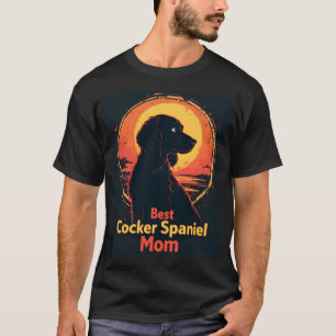 Beste Hondenmoeder Moeder - Vintage Cocker Spaniel T-shirt