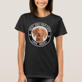 Beste Hondenmoeder Ooit Aangepaste Foto & Naam van T-shirt (Voorkant)