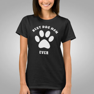 Beste Hondenmoeder Ooit Aangepaste Tekst Gepersona T-shirt