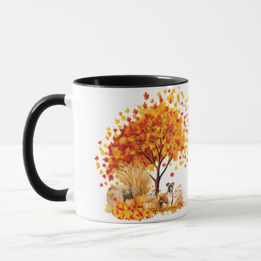 Beste Hondenmoeder Ooit Autumn, Boxer Mok (Links)