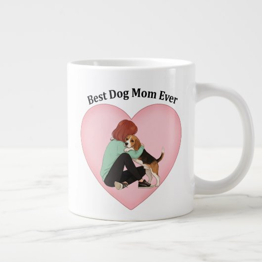Beste Hondenmoeder Ooit Beagle Grote Koffiekop (Rechts)