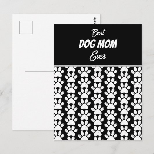 BESTE HONDENMOEDER Ooit   Briefkaart (Voorkant / Achterkant)