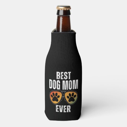 BESTE HONDENMOEDER Ooit Flesjeskoeler (Fles Voorkant)