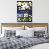 Beste Hondenmoeder Ooit Foto Collage Canvas Afdruk (Insitu (Slaapkamer))