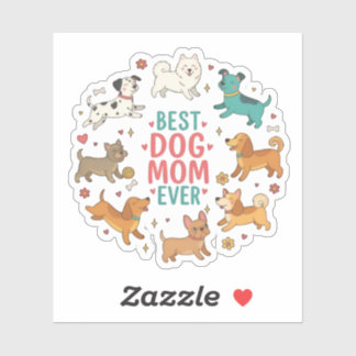 Beste Hondenmoeder Ooit Huisdiermoeder Sticker