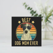 Beste Hondenmoeder Ooit Italiaanse Windhond Moeder Kaart (Staand voorkant)