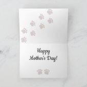 Beste hondenmoeder ooit met knuffelende slapende p kaart (Binnen)