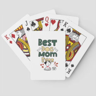 Beste Hondenmoeder Ooit Pokerkaarten