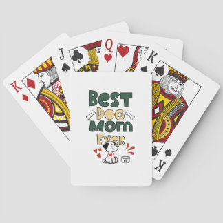 Beste Hondenmoeder Ooit Pokerkaarten