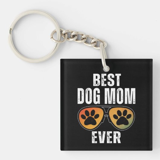 BESTE HONDENMOEDER Ooit Sleutelhanger (Voorkant)