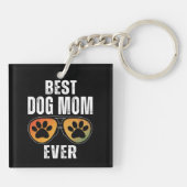 BESTE HONDENMOEDER Ooit Sleutelhanger (Achterkant)