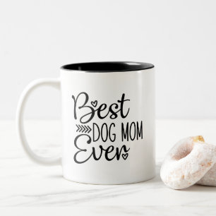 Beste Hondenmoeder Ooit Tweekleurige Koffiemok