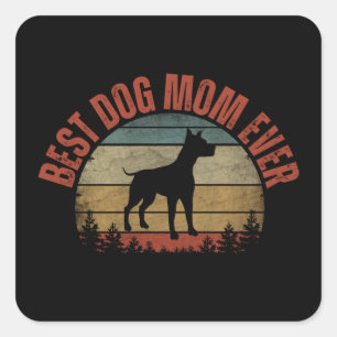 BESTE HONDENMOEDER Ooit Vierkante Sticker