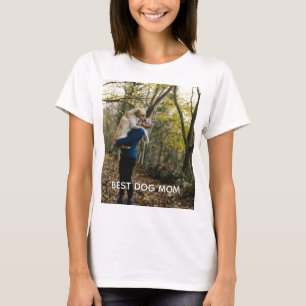 Beste Hondenmoeder Persoonlijke Hondsfoto T-shirt