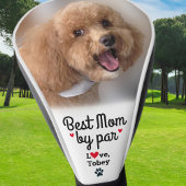 Beste hondenmoeder volgens Par met aangepaste hond Golfheadcover
