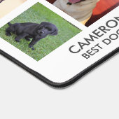 Beste hondenouder, Hondenliefhebber fotocollage op Bureaumat (Hoek)