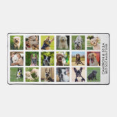 Beste hondenouder, Hondenliefhebber fotocollage op Bureaumat (Voorkant)