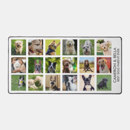 Beste hondenouder, Hondenliefhebber fotocollage op Bureaumat