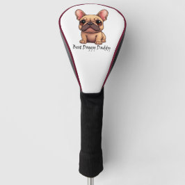 Beste Hondenpapa Franse Bulldog Huisdier Hond Dier Golfheadcover