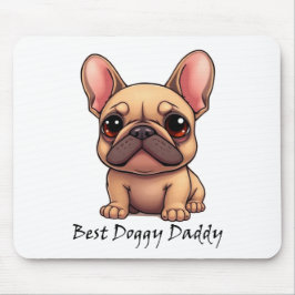 Beste Hondenpapa Franse Bulldog Huisdier Hond Dier Muismat