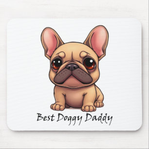 Beste Hondenpapa Franse Bulldog Huisdier Hond Dier Muismat