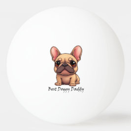 Beste Hondenpapa Franse Bulldog Huisdier Hond Dier Pingpongbal