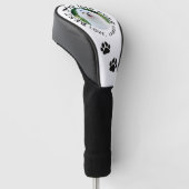 Beste HONDENPAPA Ooit Huisdier Foto Golfheadcover (Schuin)