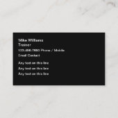 Beste Hondentrainer Nieuwe Visitekaartjes (Achterkant)