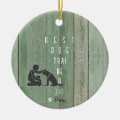 Beste hondentrainer ooit kerstcadeau Ornament (Voorkant)