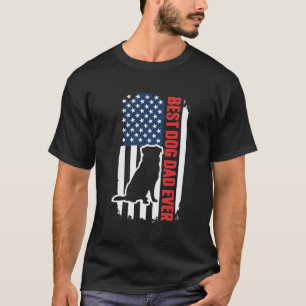 Beste hondenvader ooit Australian Shepherd USA-vla T-shirt