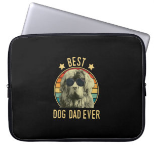Beste hondenvader ooit cadeau voor eigenaardag v laptop sleeve