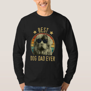 Beste hondenvader ooit cadeau voor nieuwe stiere t-shirt