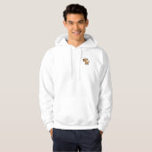 Beste hondenvader ooit Cartoon Hoodie (Voorkant volledig)