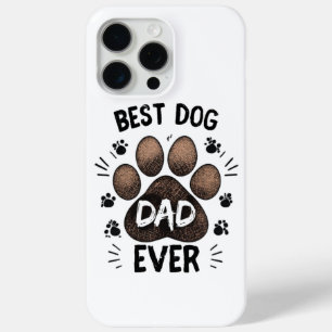 Beste hondenvader ooit – Cute Paw Print hondenlief iPhone 15 Pro Max Hoesje