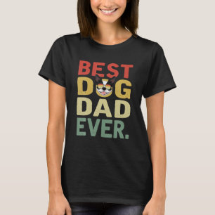 Beste Hondenvader Ooit Gift Boston Terrier Dog T-shirt