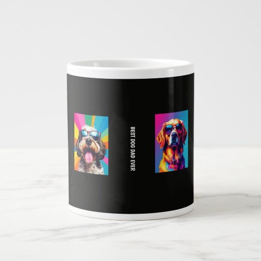 Beste hondenvader ooit grote koffiekop (Voorkant)