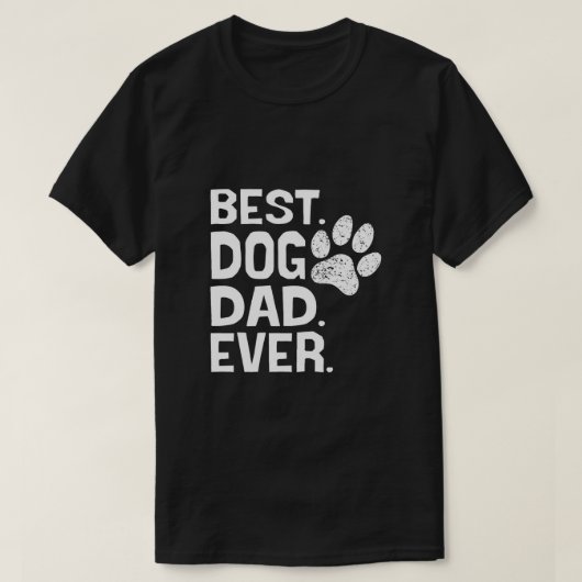 Beste hondenvader ooit ontwerp t-shirt (Design voorkant)
